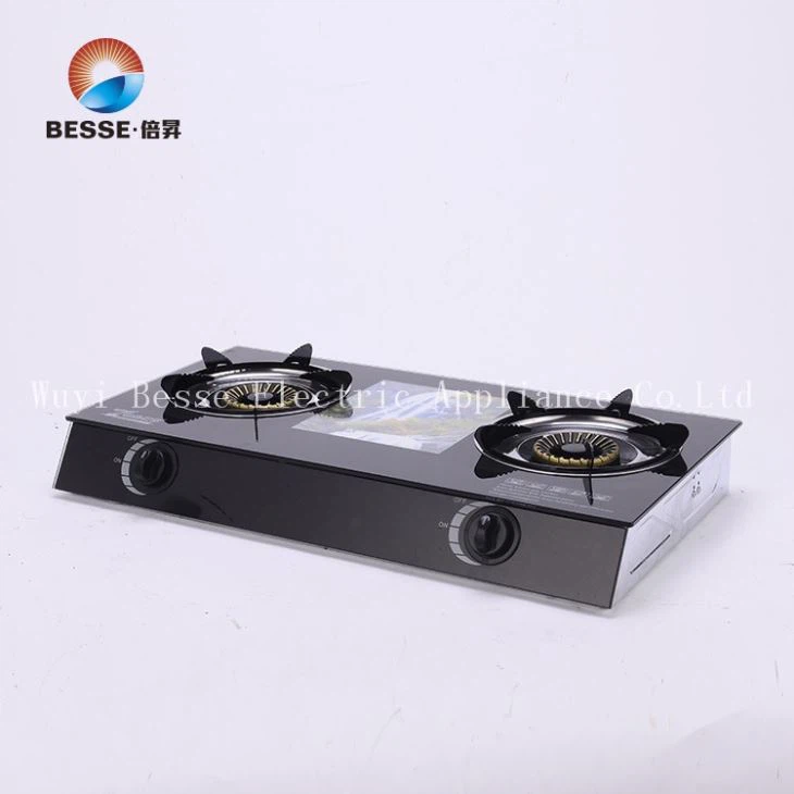 Big Fire Stainless Steel 2 Big Burner Gas Stove (ZG-3080B)