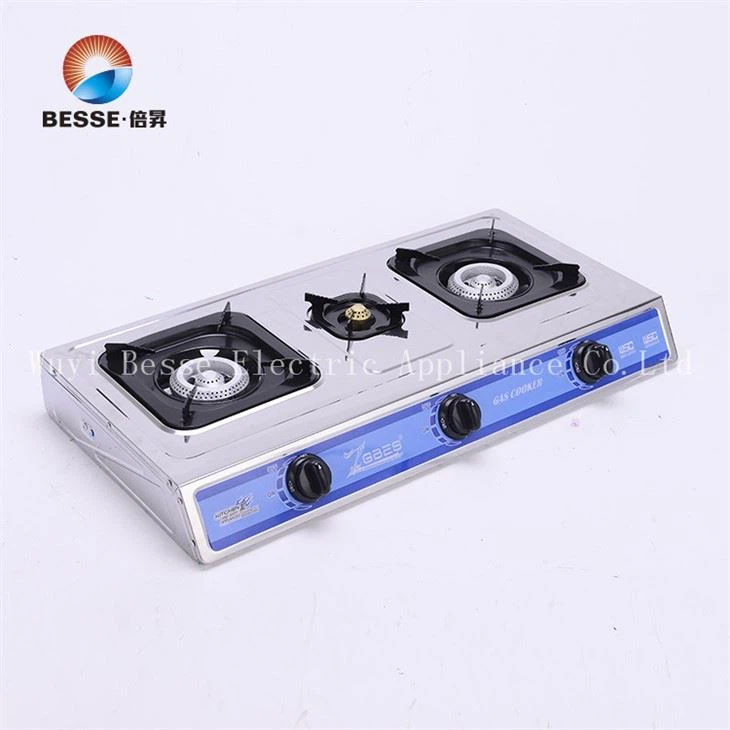 Different Triple Burner Stove For Kitchen Cooker