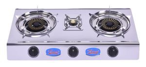 Classic Indoor Triple Burner Gas Cooker (ZG-3088)